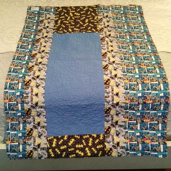 💥 Handmade Batman Quilt - Picture 5 of 8